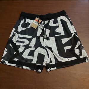 Nike Air Jordan Sport Dri-Fit Diamond Shorts Black White FV8630-010 Men's Size L